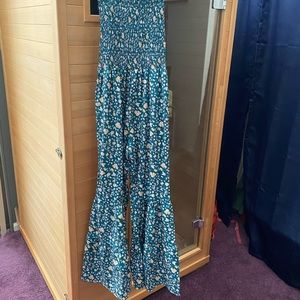Floral Flare Leg Jumpsuit